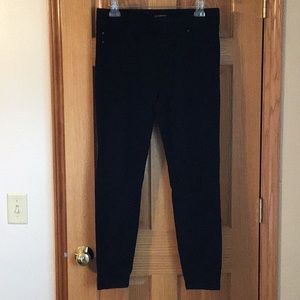 Liverpool The Ankle Legging Pull On Denim in Black Size 10